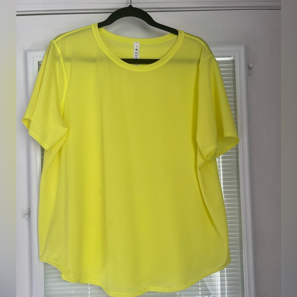 lululemon athletica Yellow Top